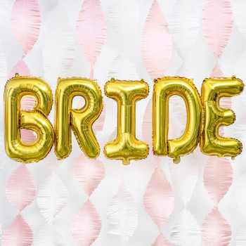 BUCHSTABE R BALLON IN GOLD 2