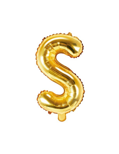 PALLONCINO CON LETTERA S IN ORO