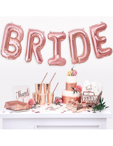 BALLONS DE LETTRES ROSE GOLD EN SUISSE