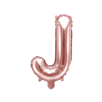 BALLON LETTRE J ROSE GOLD PAS CHER 2