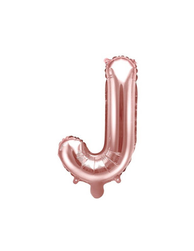 PALLONCINI CON LETTERE IN ALLUMINIO ORO ROSA