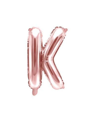 BALLONS DE LETTRES ALUMINIUM ROSE GOLD