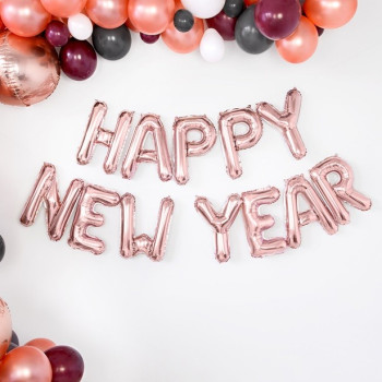 BUCHSTABE N ROSEGOLD-BALLON IN DER SCHWEIZ 2
