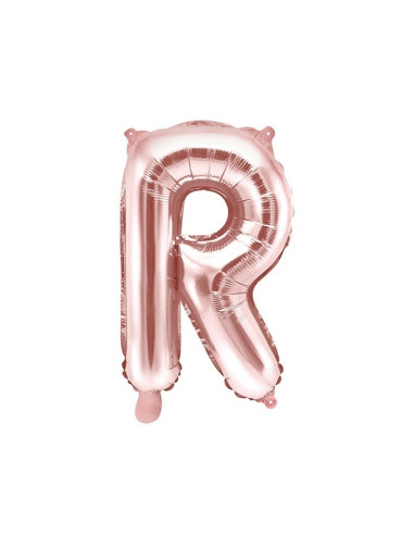 PALLONCINO CON LETTERA R IN ORO ROSA ECONOMICO