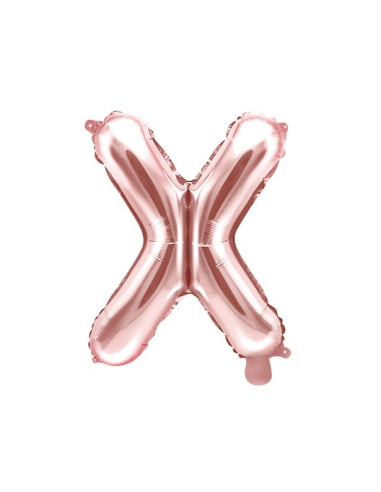 BALLONS DE LETTRES ALUMINIUM ROSE GOLD