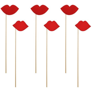 Labbra Rosse Accessori Foto – Decorazione Festa e Selfie - Bellefete.ch
