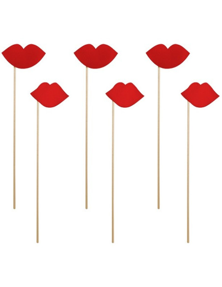 Labbra Rosse Accessori Foto – Decorazione Festa e Selfie - Bellefete.ch