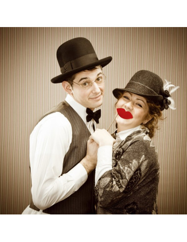 PHOTOBOOTH LÈVRES ROUGES EN SUISSE