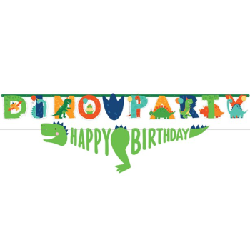 Ghirlande Dinosauri Colorate – Lotto di 2 per Festa Jurassic Party - Bellefete.ch