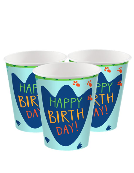 Bicchieri da festa Dinosauro - Decorazione Preistorica per Compleanno - Bellefete.ch