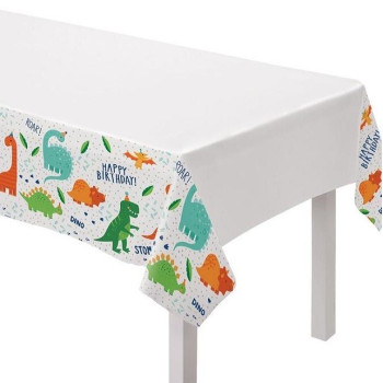 Dinosaurier-Partytischdecke aus Kunststoff - Jurassic Party - Bellefete.ch