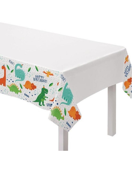 Dinosaurier-Partytischdecke aus Kunststoff - Jurassic Party - Bellefete.ch