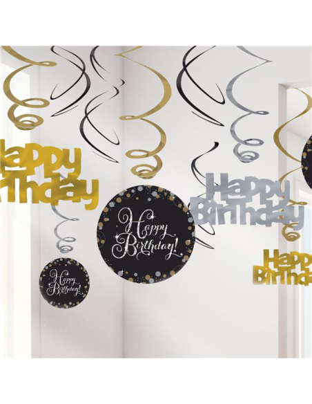 DECORATIONS A SUSPENDRE ANNIVERSAIRE ADULTE PAS CHER