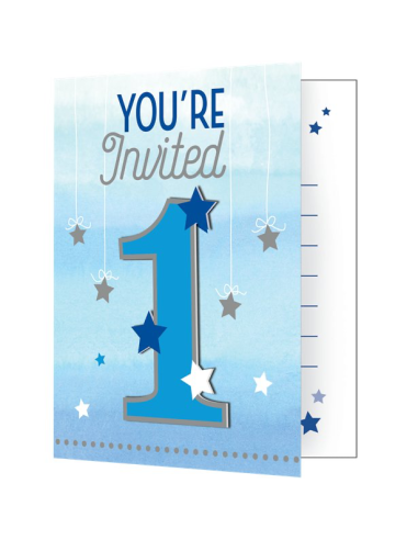 Inviti 1° compleanno Petite Étoile Bleu - Biglietti di compleanno bambino - Bellefete.ch