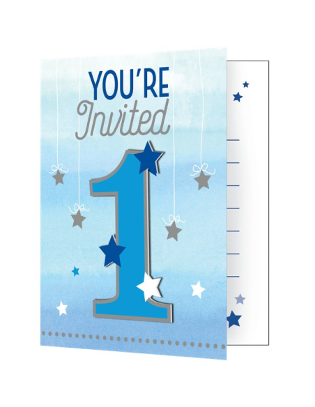Inviti 1° compleanno Petite Étoile Bleu - Biglietti di compleanno bambino - Bellefete.ch
