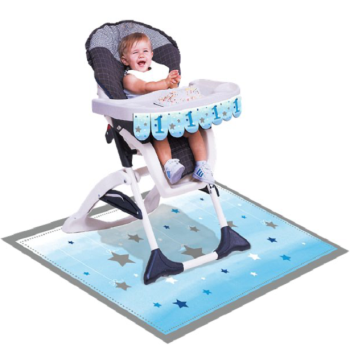 Kit de chaise haute 1er Anniversaire Étoile Bleu - Baby Party - Bellefete.ch