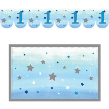 Kit de chaise haute 1er Anniversaire Étoile Bleu - Baby Party - Bellefete.ch 2