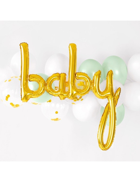 BALLON ALU BABY EN OR EN SUISSE