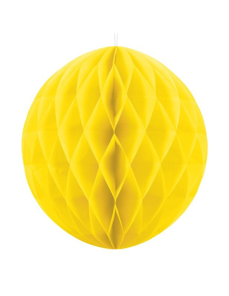 Boule de papier Jaune - 20 cm - Déco de fête - Bellefete.ch Boule de papier Jaune - 20 cm - Déco de fête - Bellefete.ch