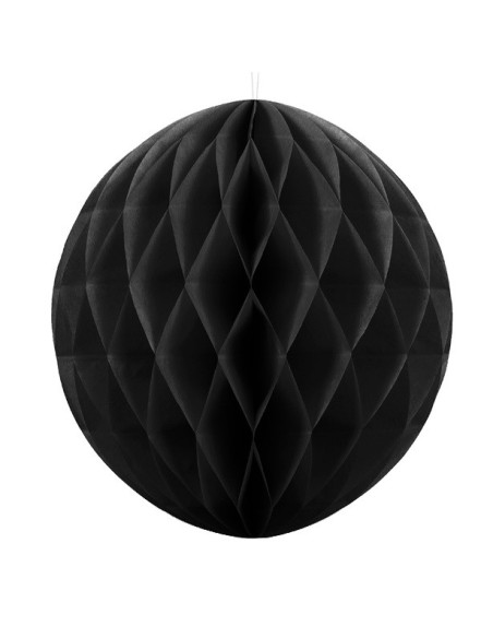 Papierkugel schwarz - 20 cm - Festtagsdekoration - Schweiz