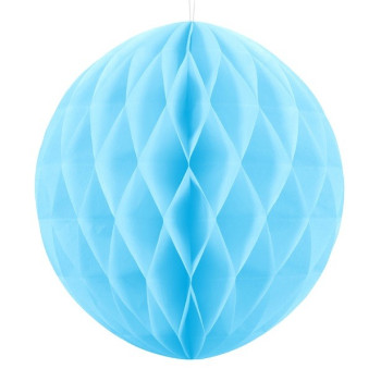 Decorazione palla di carta Azzurra - 20cm - Decorazione di festa - Svizzera