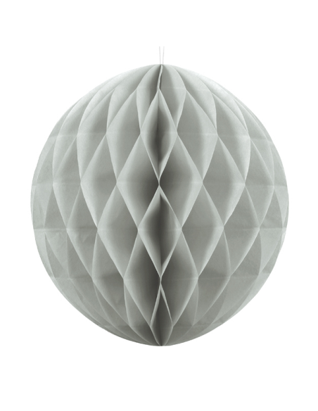 Decorazione palla di carta grigia - 20 cm - Decorazione di festa - Bellefete.ch