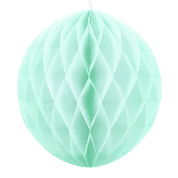 Decorazione palla di carta Verde Menta - 20cm - Decorazione festa - Bellefete.ch
