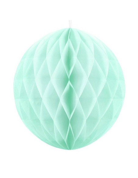Decorazione palla di carta Verde Menta - 20cm - Decorazione festa - Bellefete.ch