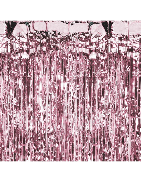 GÜNSTIGER PARTYVORHANG IN ROSA GOLD