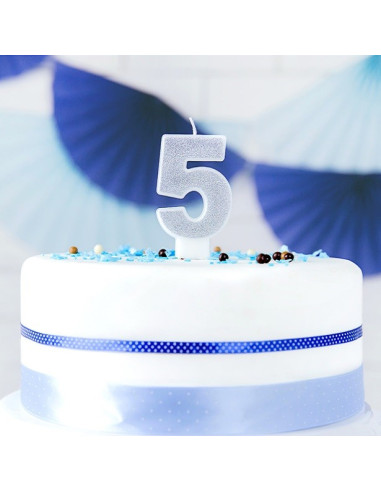 BOUGIE EN ARGENT ANNIVERSAIRE