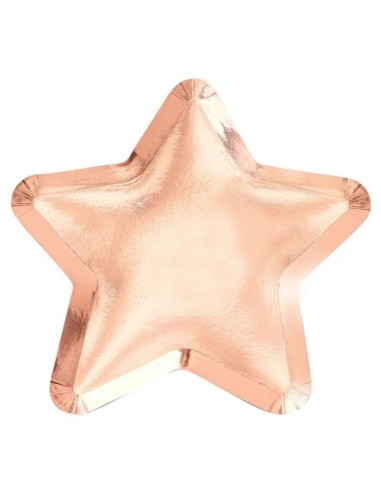 ASSIETTES ETOILES ROSE GOLD EN SUISSE