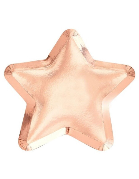 ASSIETTES ETOILES ROSE GOLD EN SUISSE