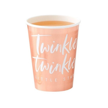 Bicchieri da festa Baby Shower Étoile - Rose Gold - Deco Baby Shower - Svizzera 2