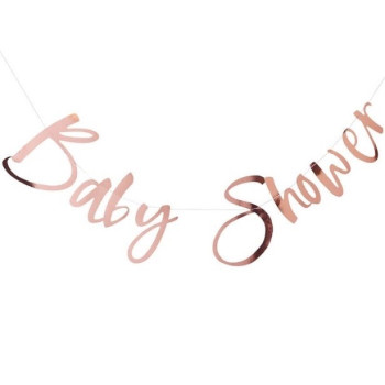 Baby Shower Girlande Rose Gold - Geburtsfestartikel - Schweiz 2
