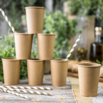 Gobelets de fête en papier Kraft - Décoration de table - Bellefete.ch 2