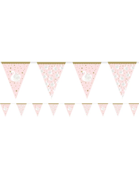 GUIRLANDE CYGNE ROSE PAS CHER EN SUISSE