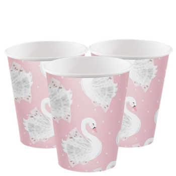 8 Gobelets de fête Cygne Blanc - Décoration Anniversaire et Baptême - Bellefete.ch – Plus de 50 Thèmes de Fête Enfant
