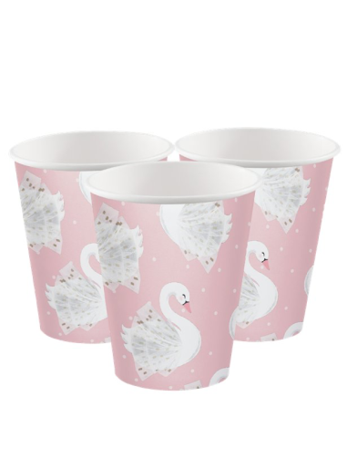 8 Gobelets de fête Cygne Blanc - Décoration Anniversaire et Baptême - Bellefete.ch – Plus de 50 Thèmes de Fête Enfant