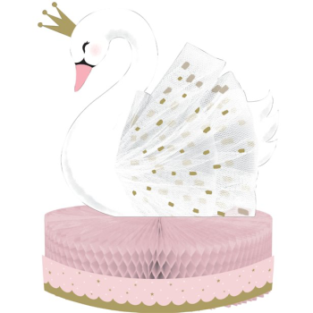 Centrotavola Cigno Bianco - Decorazione da Tavola Principessa e Fiaba - Bellefete.ch