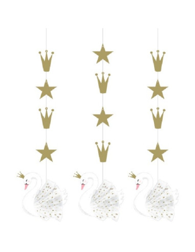 decorations à suspendre cygne rose en suisse