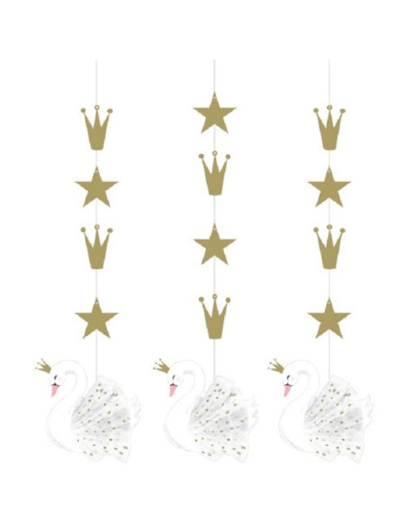 decorazioni pendenti con cigni rosa in Svizzera