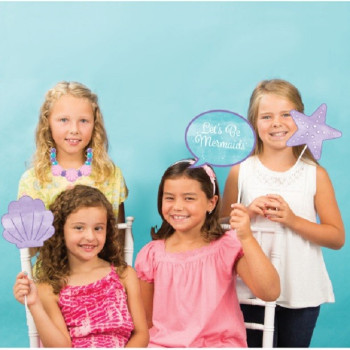 Accessori fotografici di compleanno Sirena - Decorazioni per feste per bambini - Bellefete.ch - Svizzera 2