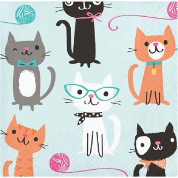Asciugamani per bevande Piccoli Gatti, decorativi per compleanno o merenda per bambini