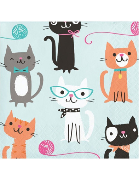 Handtücher für kleine Katzengetränke, dekorativ für Geburtstag oder Kindersnack