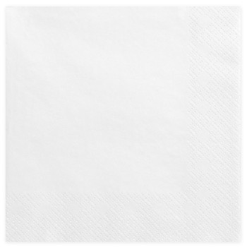 Weiße Papier-Getränke-Servilien - Party Tischdekoration - Bellefete.ch