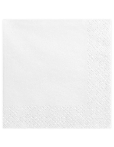 Weiße Papier-Getränke-Servilien - Party Tischdekoration - Bellefete.ch