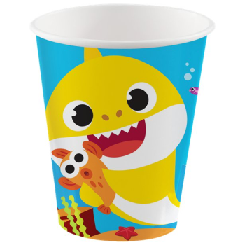 8 Gobelets d'anniversaire Baby Shark - Thème de fête enfant - Bellefete.ch – Plus de 50 Thèmes de Fête Enfant 2