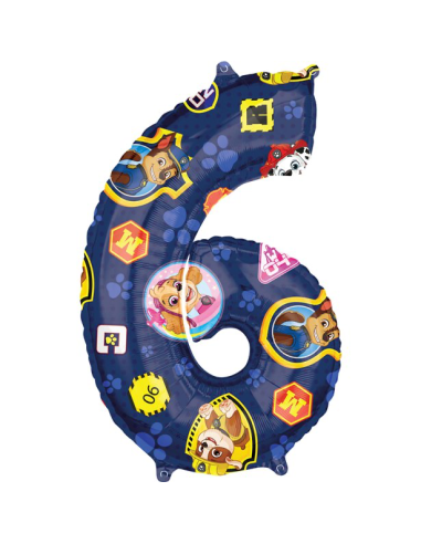 Ballon Numero 6 Pat Patrouille