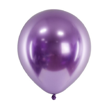 Palloncini effetto specchio Viola - 50 Pz - Palloncini da festa - Bellefete.ch