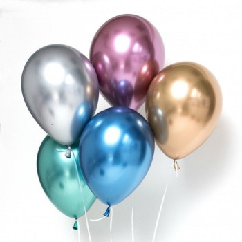 Luftballons mit Spiegeleffekt Lila - 50 Stück - Partyballons - Bellefete.ch 2